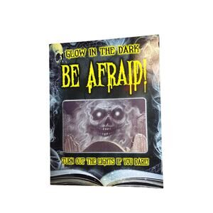 Glow in the Dark Be Afraid! 2017 Holographic Halloween Book 8.5x11 Paperback
